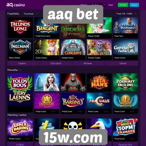 Avaliação dos jogos disponíveis na aaq bet