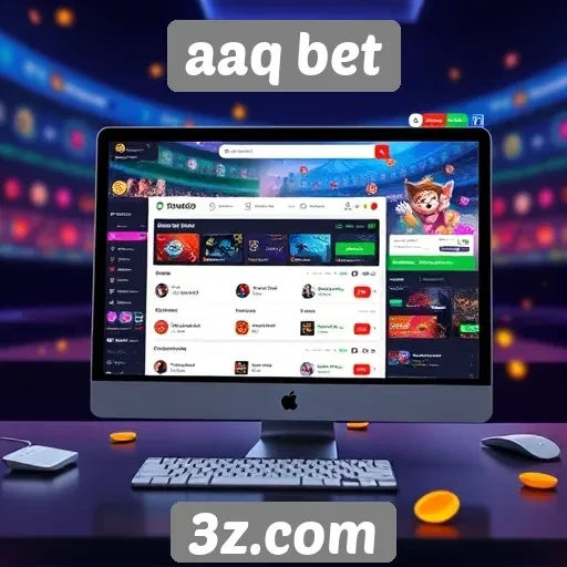 Interface e usabilidade do site aaq bet